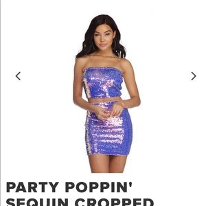 Mermaid color two piece set